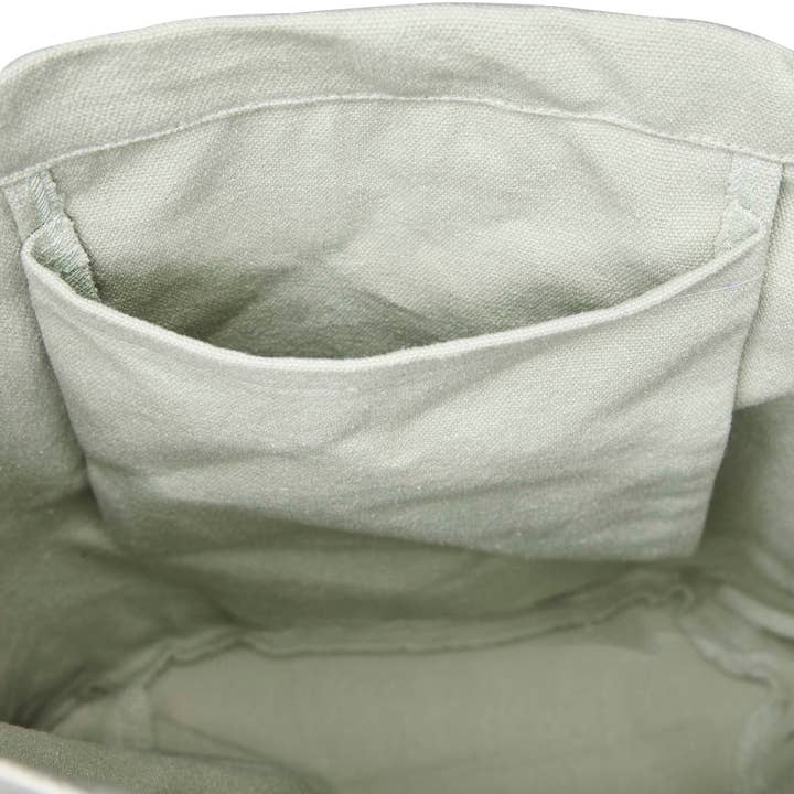 Tintok - Wholesale Crossbody Bag - Unisex - Mira Canvas Bag - Sea Foam 100% organic cotton9