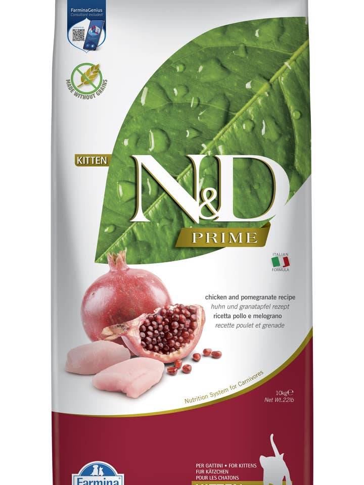 N&D Prime alimento para gatitos con pollo 10 kg para venta al por mayor de Finest Petfoods