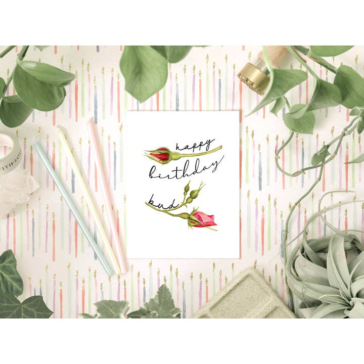 Wild Honey Paper Co. – wholesale Födelsedagskort – Grattis på födelsedagen Bud