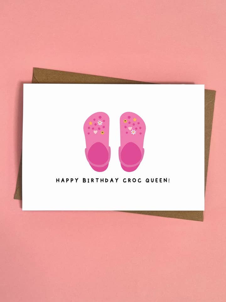 Croc Queen for wholesale by Giggl Greetings