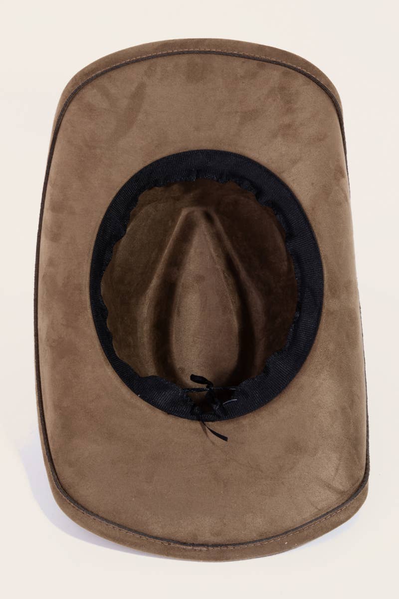 Anarchy Street - Vendita all'ingrosso Fedora - Donna - Cappello da cowboy western con cinturino intrecciato a corda7