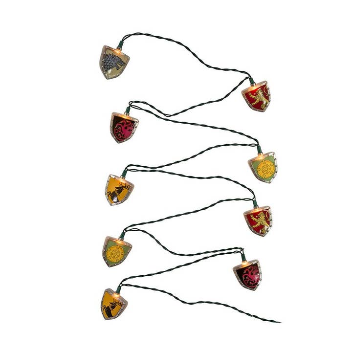 Kurt S. Adler, Inc. - Wholesale Ornament Set - UL 10 Light Game of Thrones Shield Light Set1