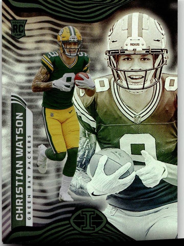 2022 Panini Illusions #35 Christian Watson voor wholesale door Chronic Cards