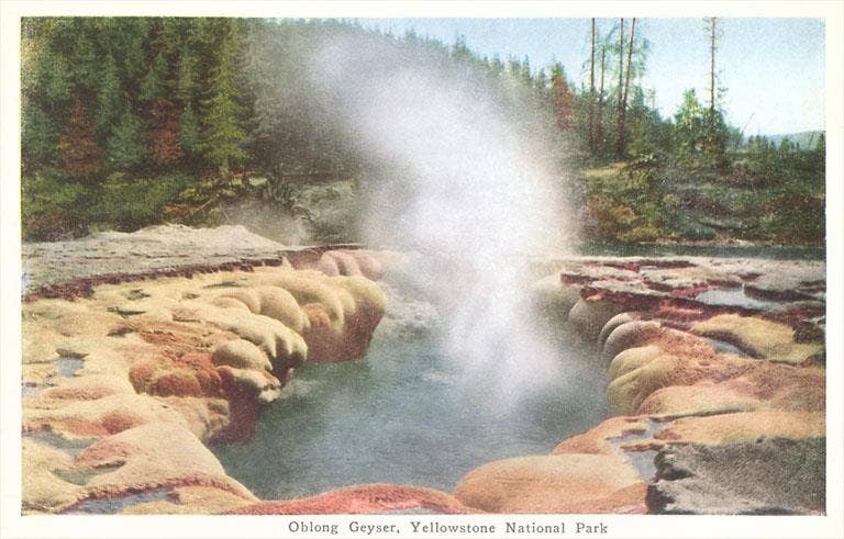 Found Image Press - Wholesale Magnet - Magnet YS-86 Oblong Geyser0