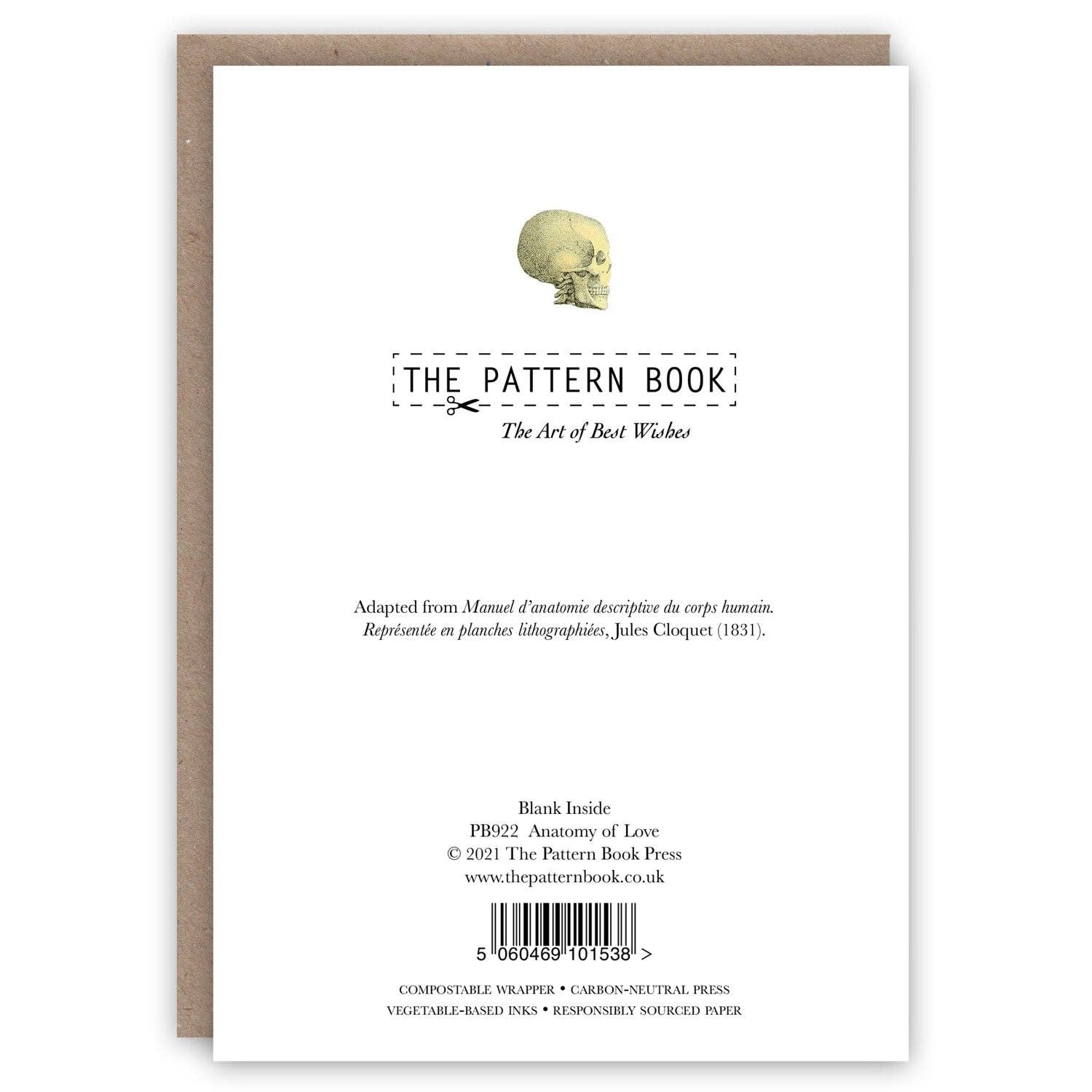 The Pattern Book - Wholesale Love Card - Anatomy of Love1