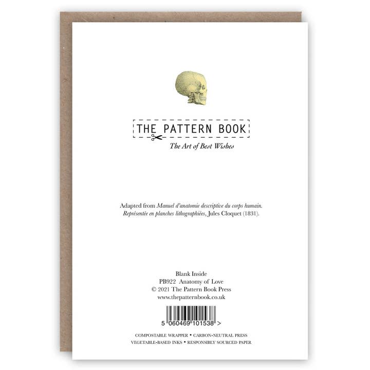 The Pattern Book - Wholesale Love Card - Anatomy of Love1
