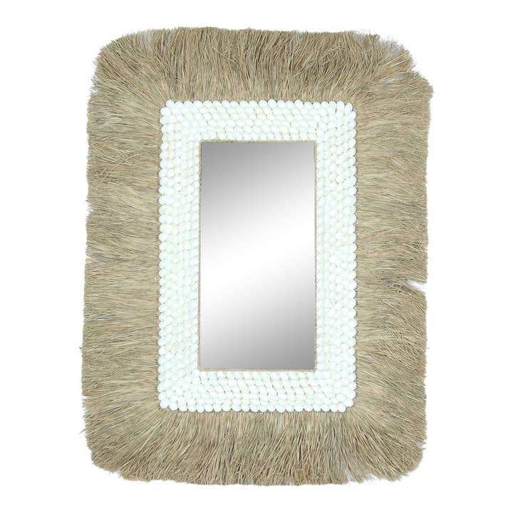 EARTHWARE - Wholesale Wall Mirror - Tiki seagrass mirror