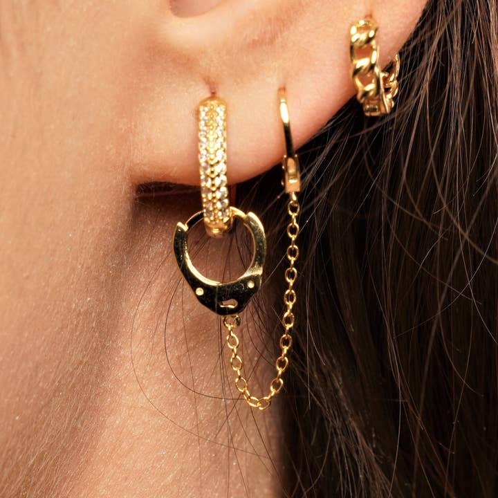 Handcuff Earrings for wholesale by Diat