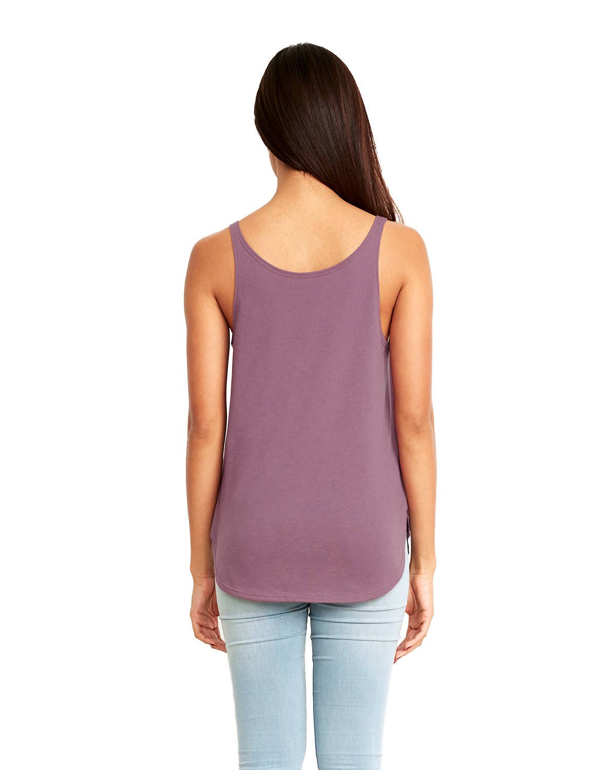 Mad Love Shop - Wholesale Tank Top - Women's - Pink or Purple Scoop Side Slit Tank with Flowering Branches1