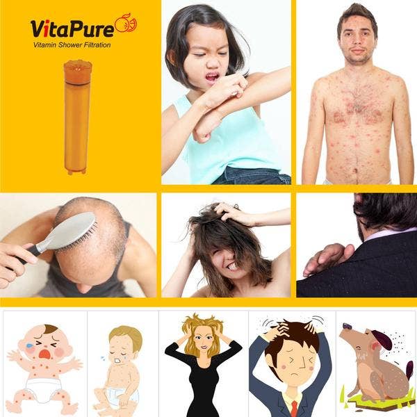 VitaPure America - Wholesale Shower Head - SVS-123CR VitaPure Vitamin C Filter Shower-Head