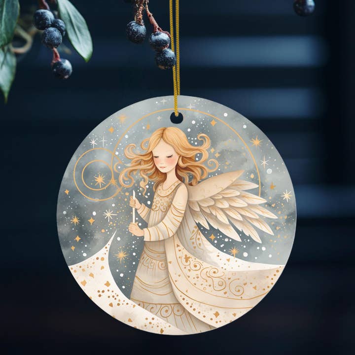 Fernville Creations - Wholesale Ornament - Angel Keepsake Ornament for Christmas and Special Gifts