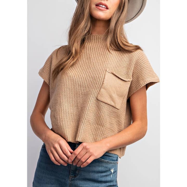 Coloring You - Wholesale Knit Sweater - Women's - FSG-TP8847-8 DROP SHOULDER RIB-KNIT SWEATER TOP28