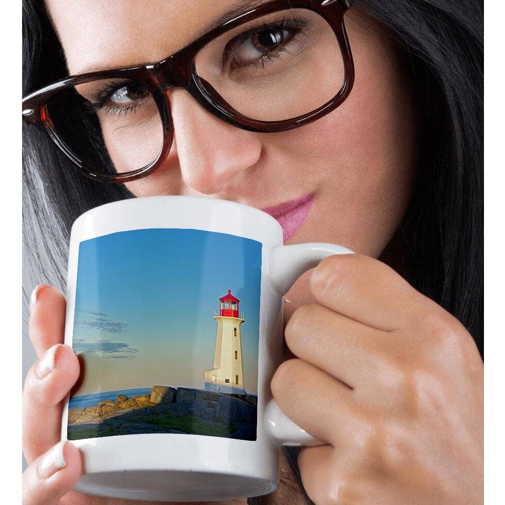 3dRose - Wholesale Coffee Mug - 3dRose, Canada, Nova Scotia. Peggys Cove Lighthouse at dawn., Mug9