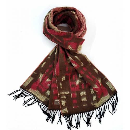 SERENITA - Wholesale Scarf - Unisex - Cashmere Feel Scarf Soft Warm Unisex Tartan Made in Korea18