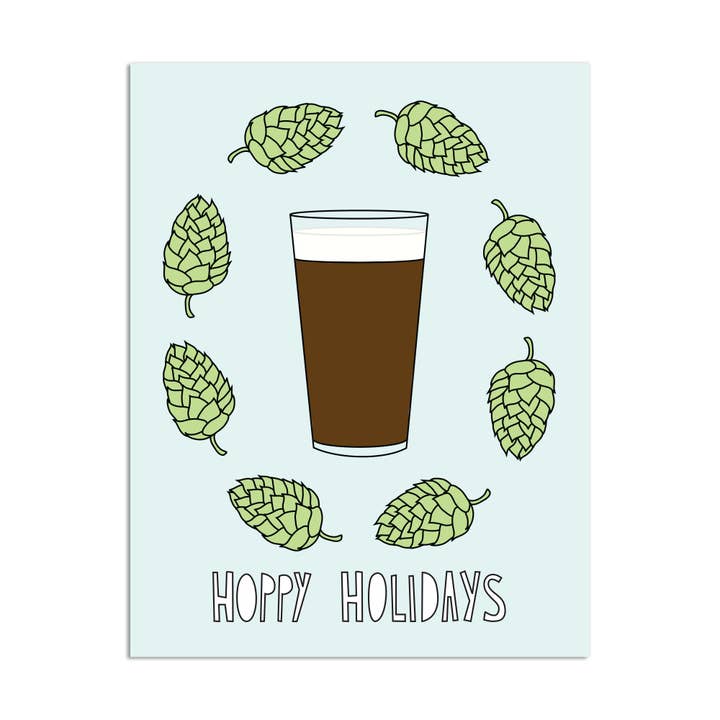 266 - Hoppy Holidays - A2-kort for engroshandel hos Near Modern Disaster