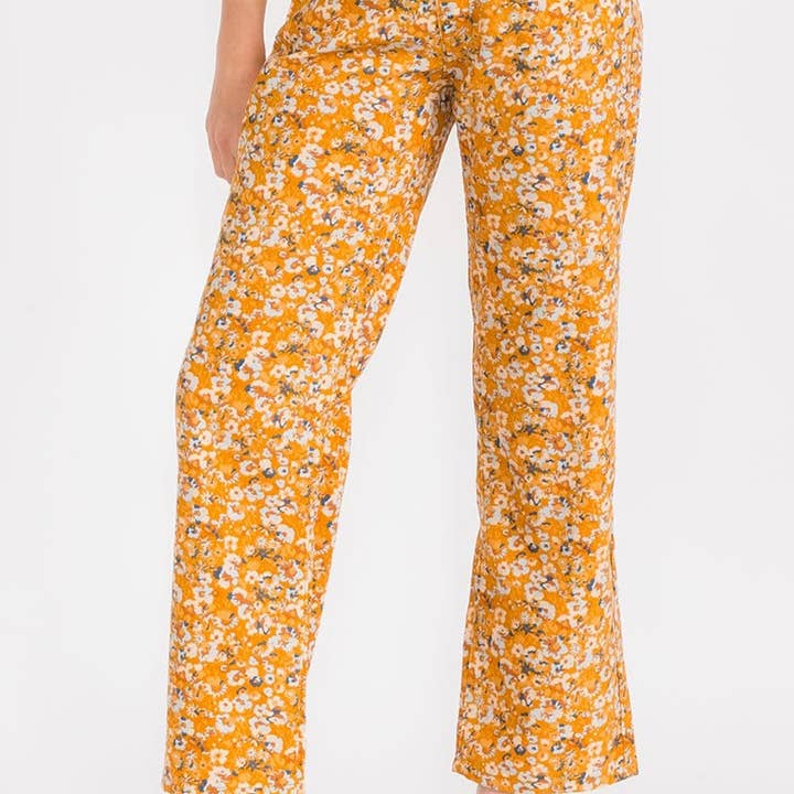 PSP4501- Florale Cord-Hose mit weitem Bein für den Großhandel von IWT Brands