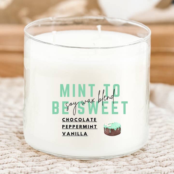 Mint To Be Sweet 3-Wick Candle for wholesale by The Candle Warehouse