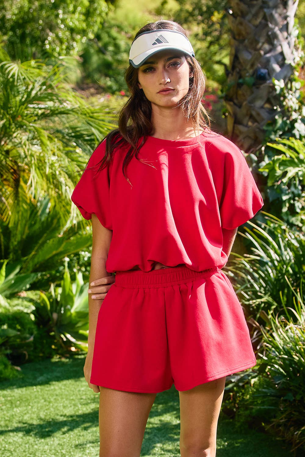 BUCKETLIST INC - Wholesale Shorts - Women's - P5468A Scuba Elastic Waist Banded Solid Shorts23