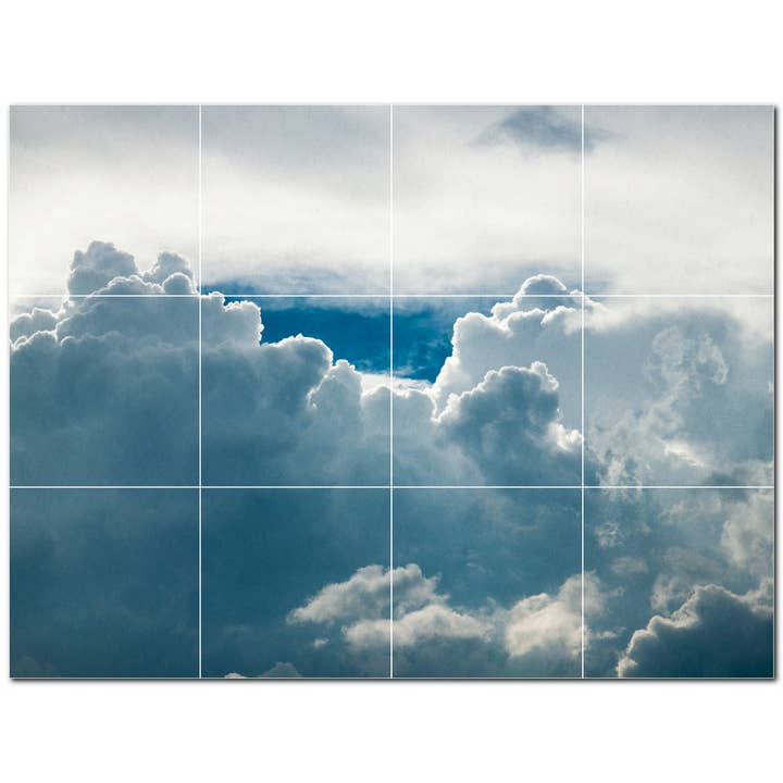 Peinture murale en céramique Sky Ceramic Tile PT500388 pour la vente par Picture-Tiles.com