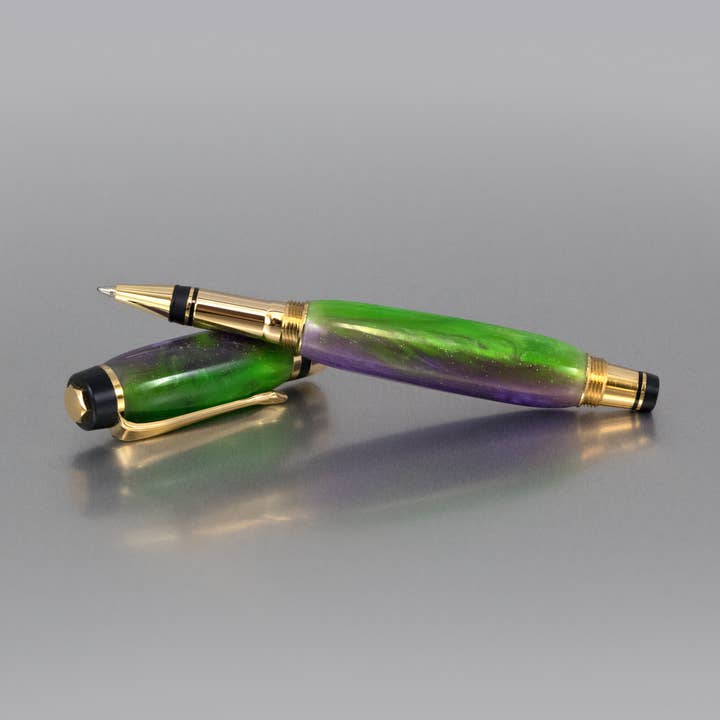 Executive Rollerball Pen - Cosmic Acrylic for wholesale by Ortmann Woodcraft