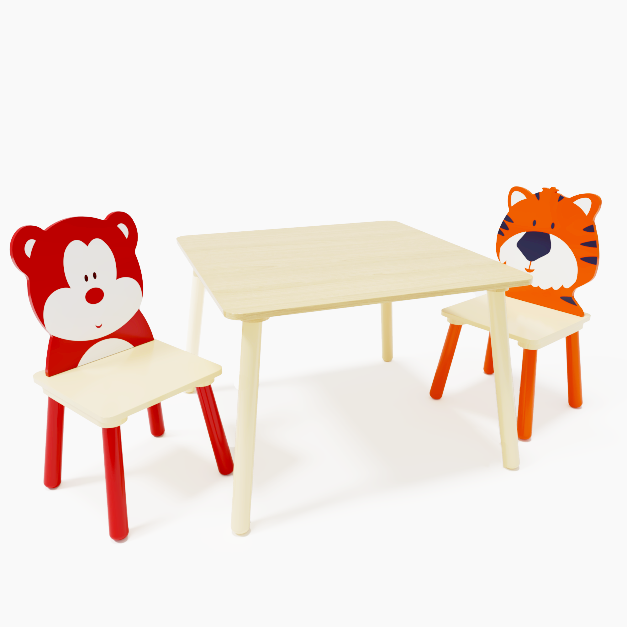39F Inc. - Wholesale Chair - Kids - Kids Animal-Themed Table and Chair Set, Adorable Design1