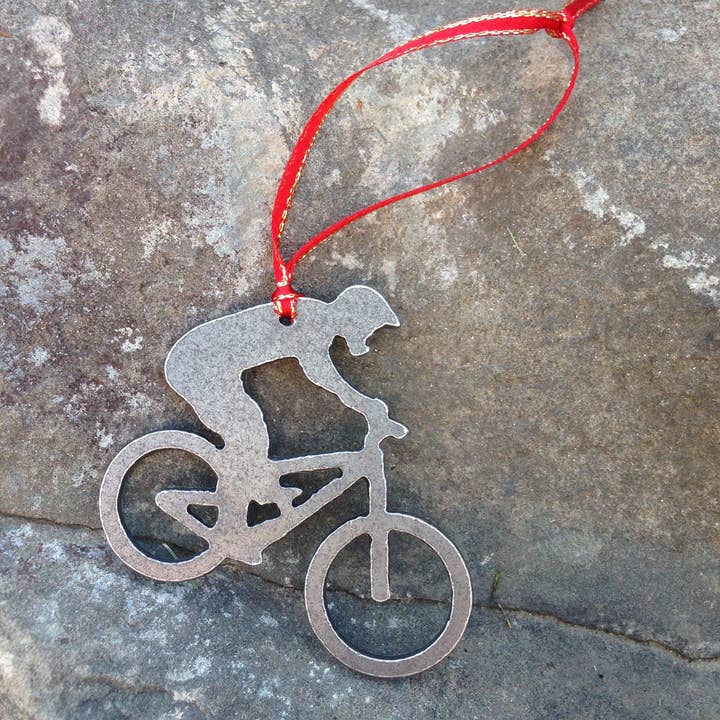 Burke Metal Work - Wholesale Ornament - Mountain Bike Ornament