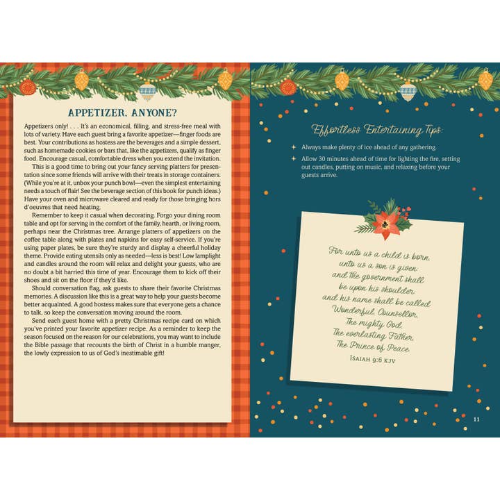 Barbour Publishing, Inc. - Wholesale Cookbooks & Food - 12 Days of Christmas Cookbook2