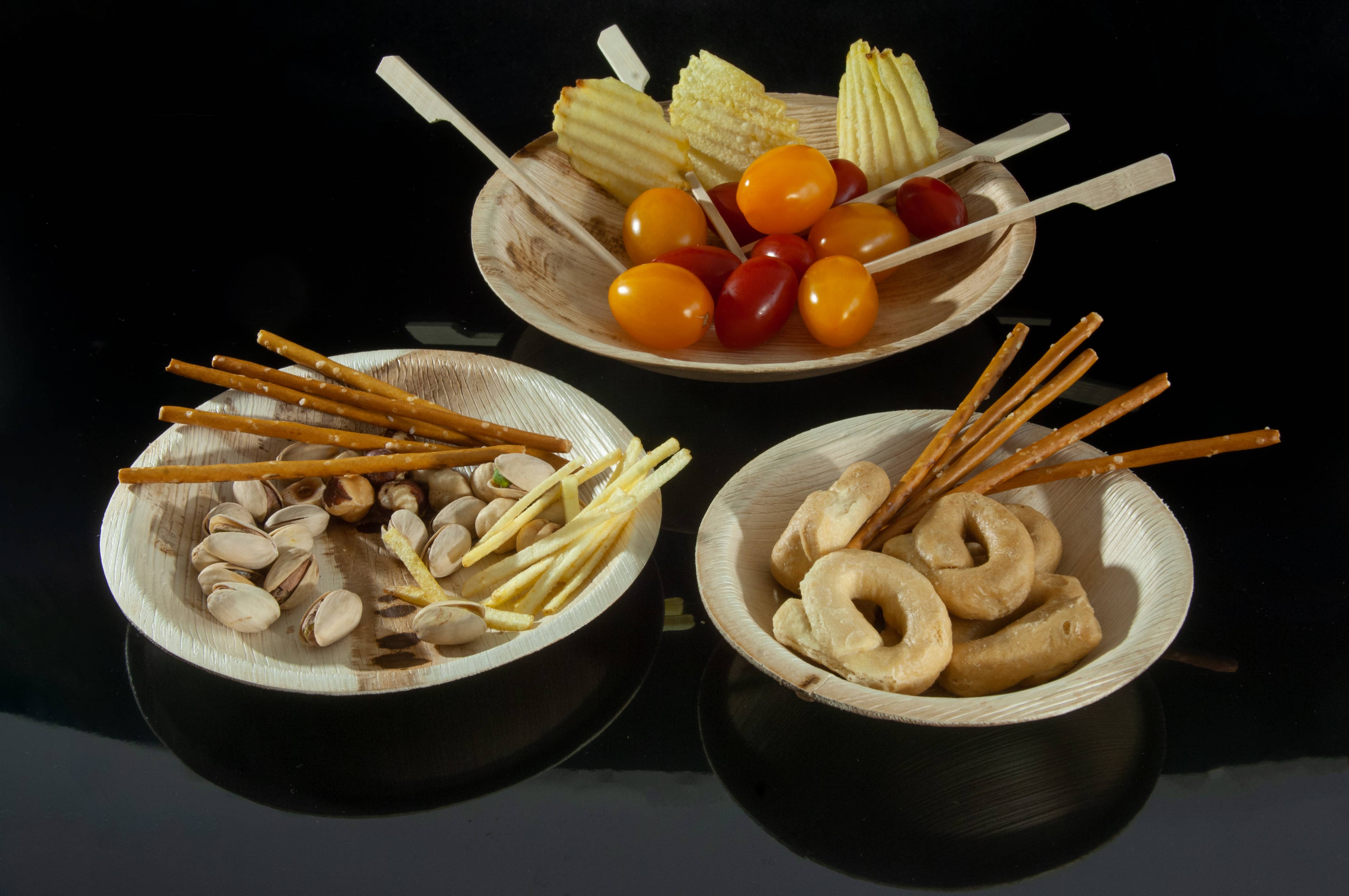 GNB S.r.l. (BioChic) - Wholesale Bowl - Compostable disposable palm leaf bowl diameter 13cm1