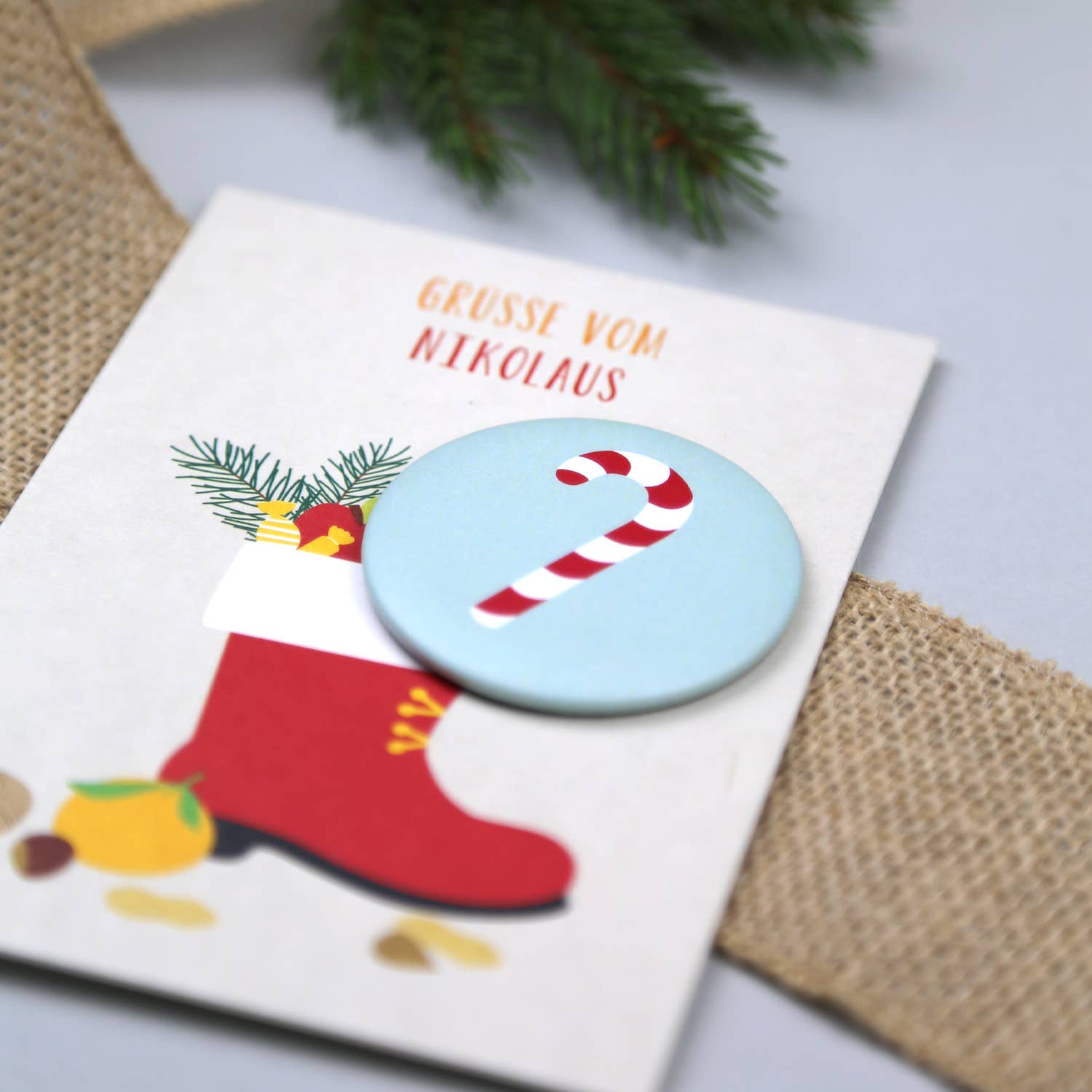 Kunst an Papier – Großhandel Magnete – Magnet Zuckerstange5