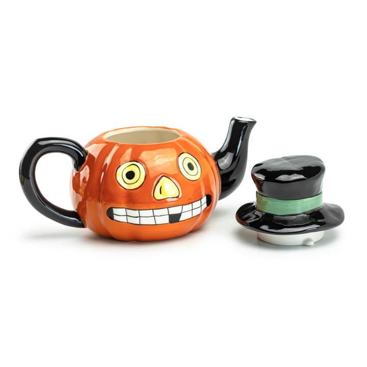 Grace Teaware - Wholesale Tea Pot - Halloween Jack O' Lantern Pumpkin 38oz Teapot