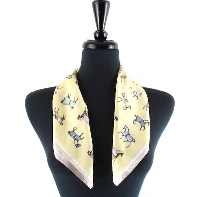 Pretty Persuasions - Wholesale Scarf - Women's - S25089 Horses Square Scarf (21"x21")7