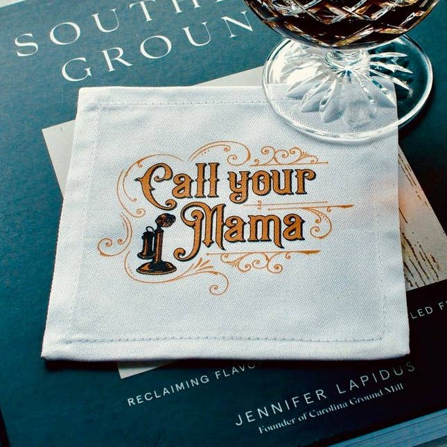 The Call Your Mama Cocktail Napkin for wholesale by Salvation South