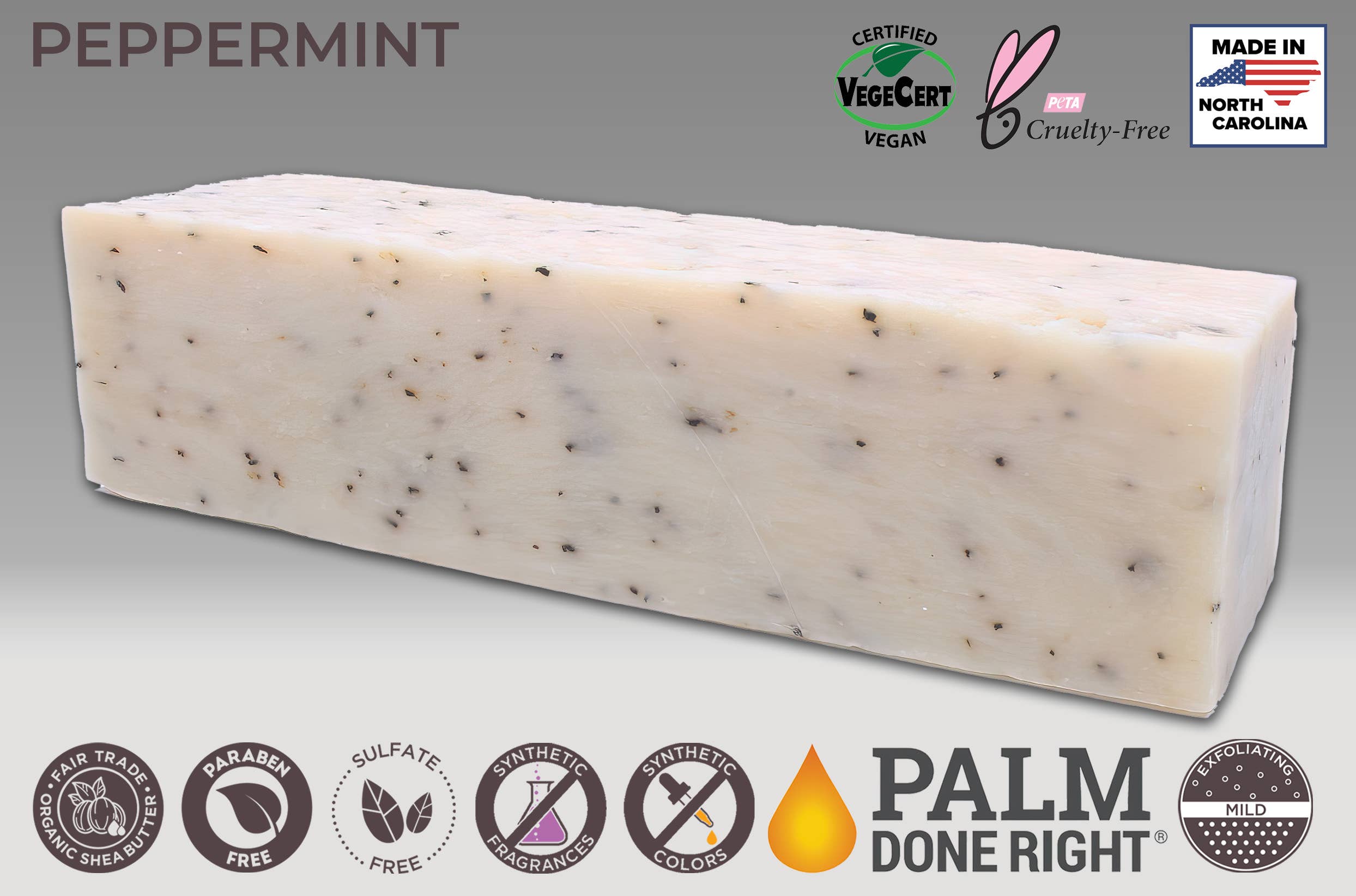 Adams Handmade Soap - Wholesale Bar Soap - Peppermint Soap1