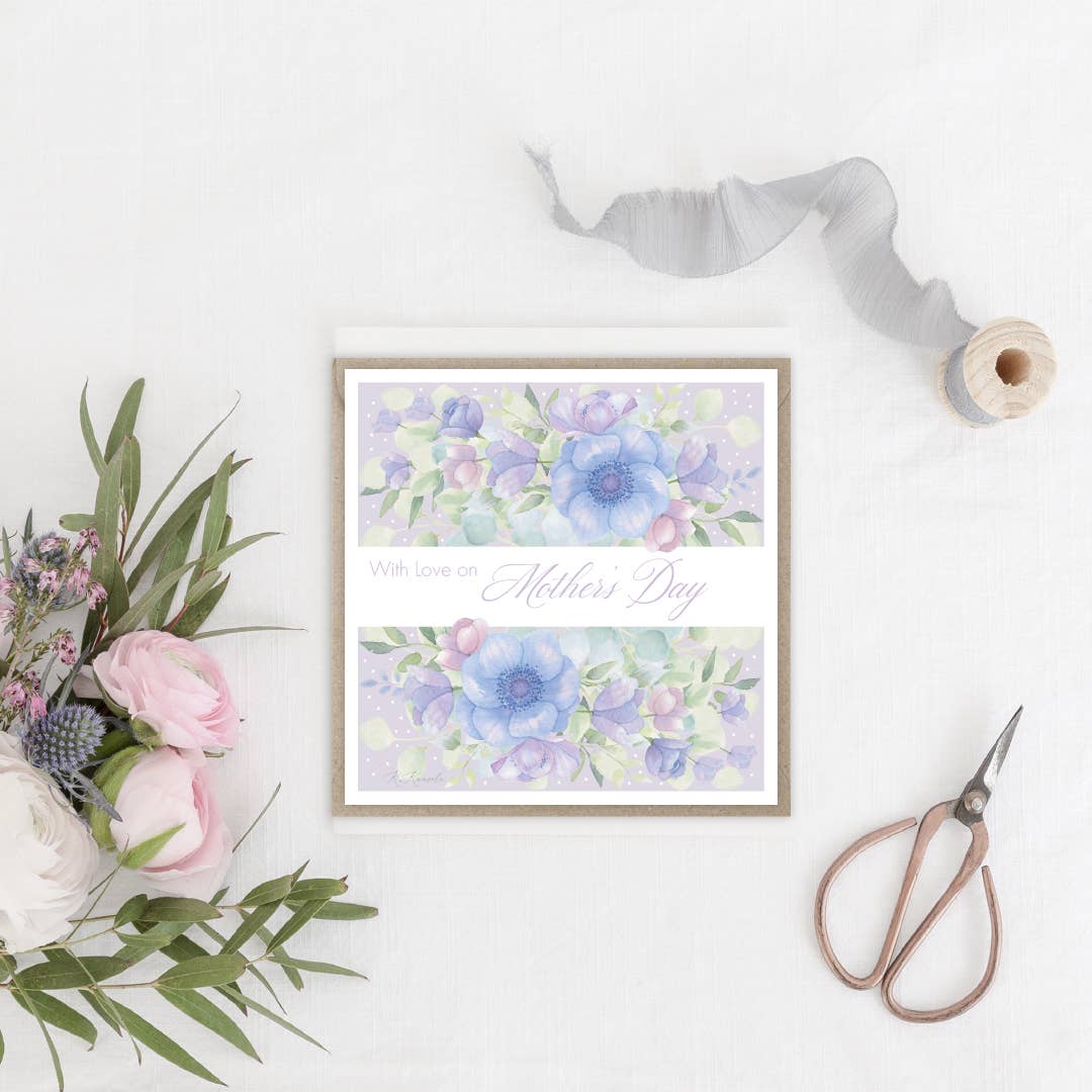 Rosenheart - Wholesale Mother's Day Card - Calligraphy with Flowers Mother's Day Card2