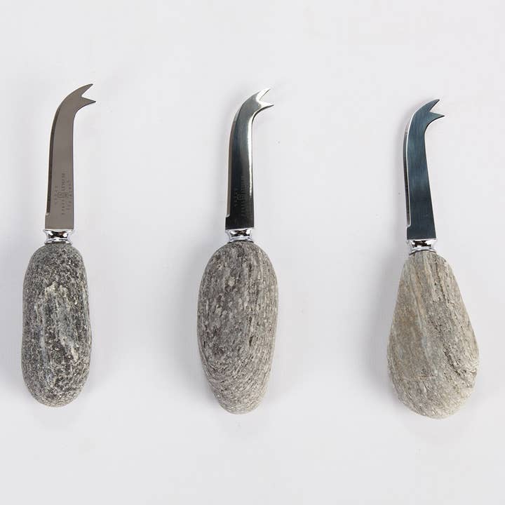 Funky Rock Designs - Wholesale Cheese Spreader - Stone Cheese Knife7