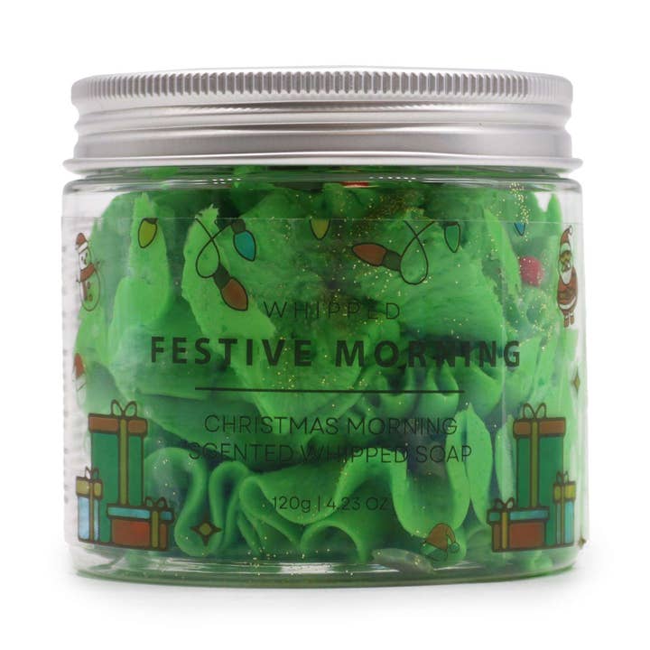 Festive Morning Whipped Cream Soap 120g for wholesale by Ancient Wisdom