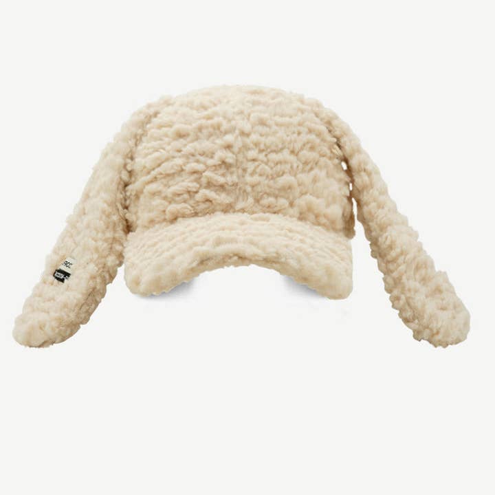 Dipped Shop – Engroshandel Baseballkasket - Dame – Sød Plys Langørede Kanin Baseballkasket DP25G7262