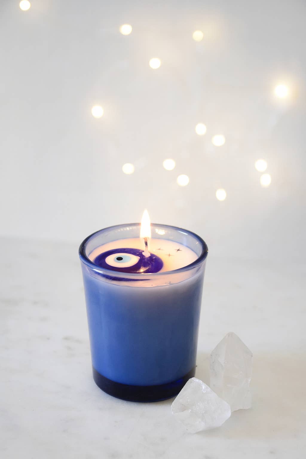 Lunastry – wholesale Jar/filled candle – Evil Eye Votive Soy Candle