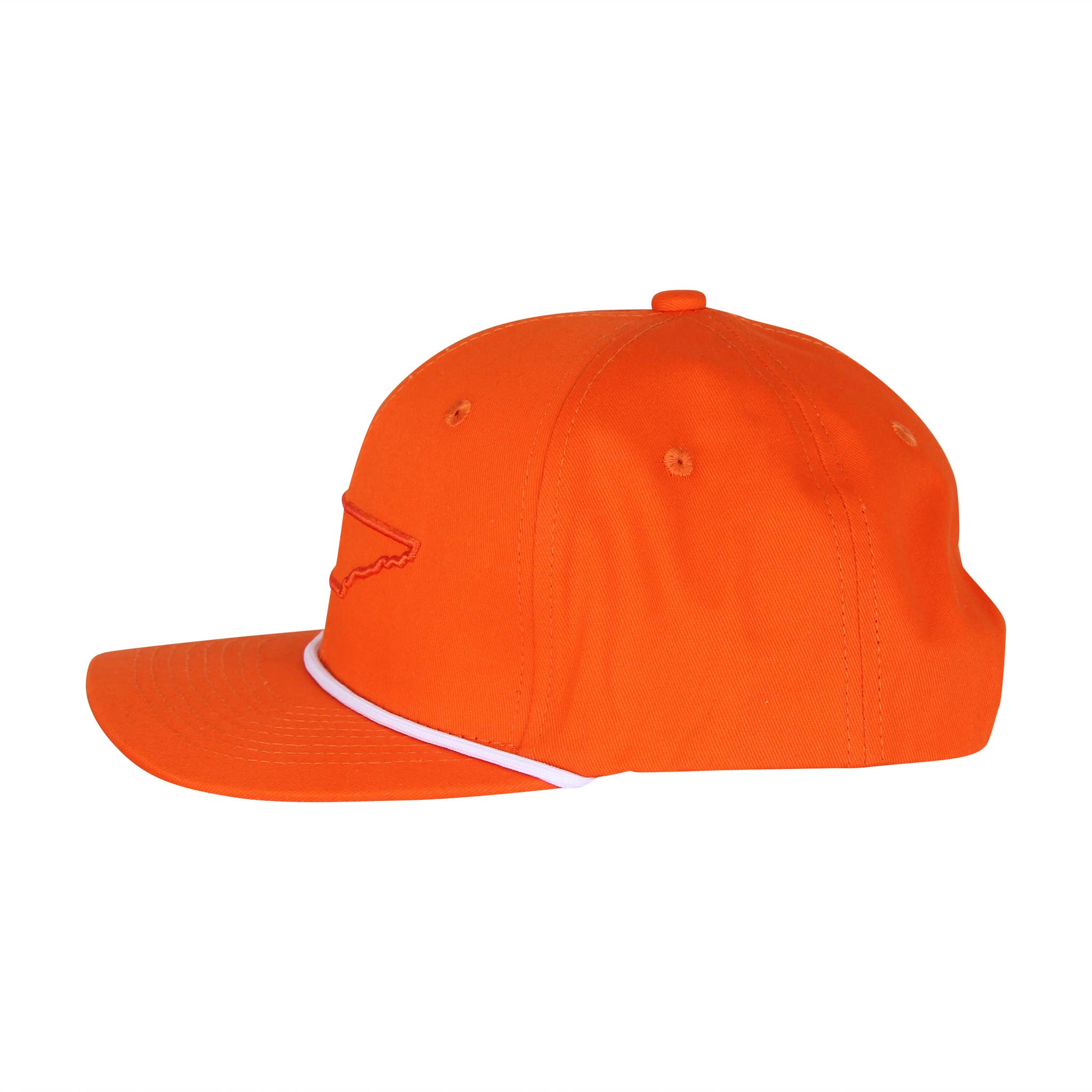 Barrel Down South - Wholesale Baseball Cap - Unisex - Orange/Orange Tennessee Outline Rope Hat2