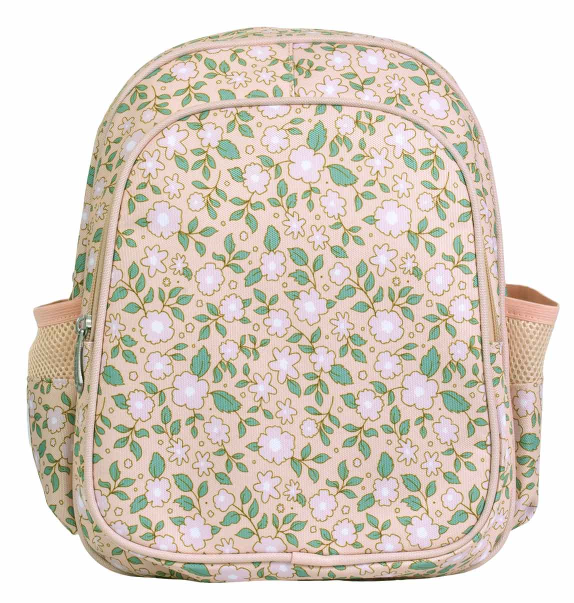 A Little Lovely Company - Wholesale Backpack - Kids - Kids backpack insulated front compartment: Blossoms-pink