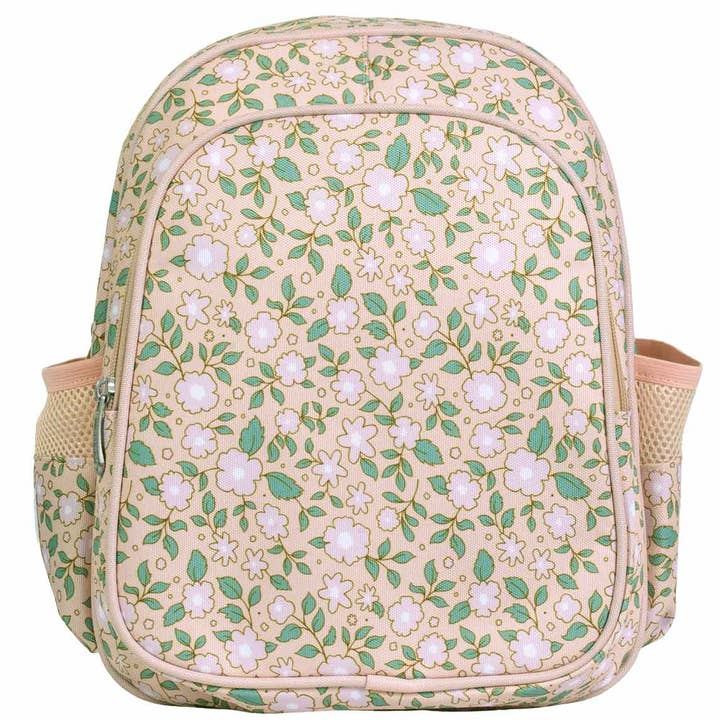 A Little Lovely Company - Wholesale Backpack - Kids - Kids backpack insulated front compartment: Blossoms-pink0