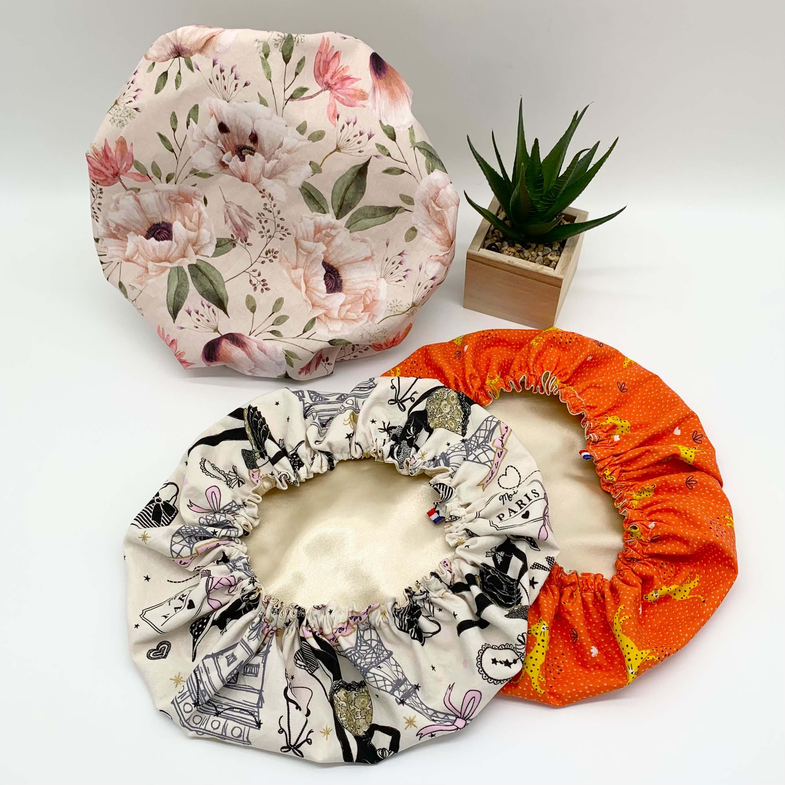 Les Ateliers d’Éliléa - Vente Base/primer de soins capillaires - Bonnet de soin capillaire en satin Adulte & Enfant1