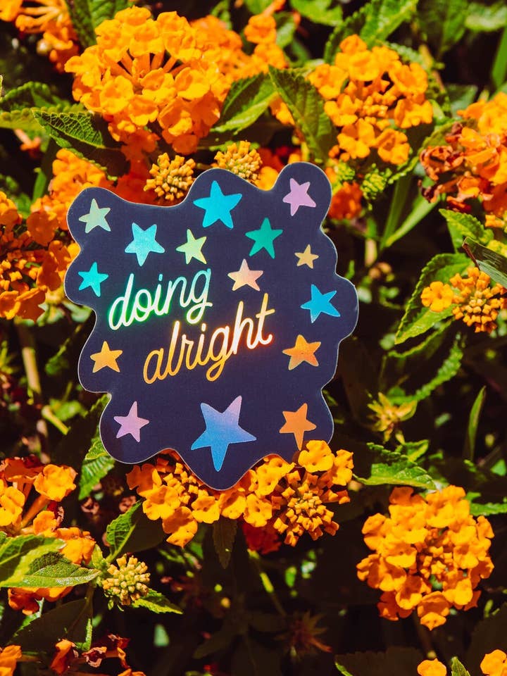 Gør Ok Holo Sticker for engroshandel hos Inner Peach Design