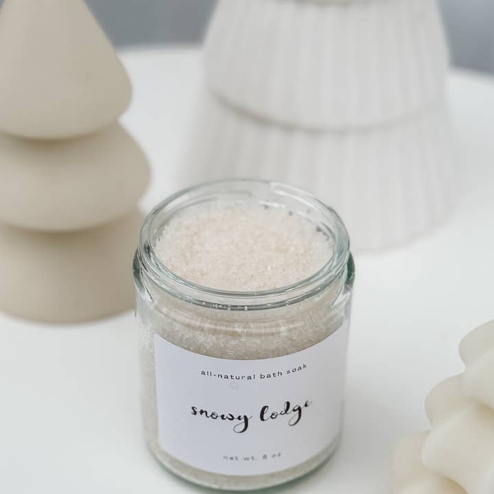 Aspen Essence - Wholesale Bath soak/milk - Snowy Lodge Bath Soak | Amber, Vanilla & Cedar2