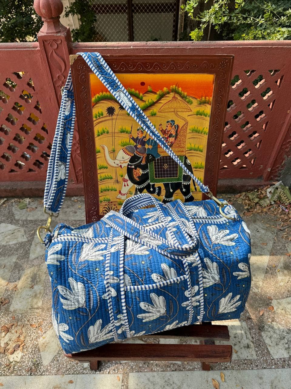 GYPSY STUDIO - Wholesale Weekender Bag - Women's - 100% Cotton Canvas Duffel Bag Eco-Friendly Cotton Duffel Bag5