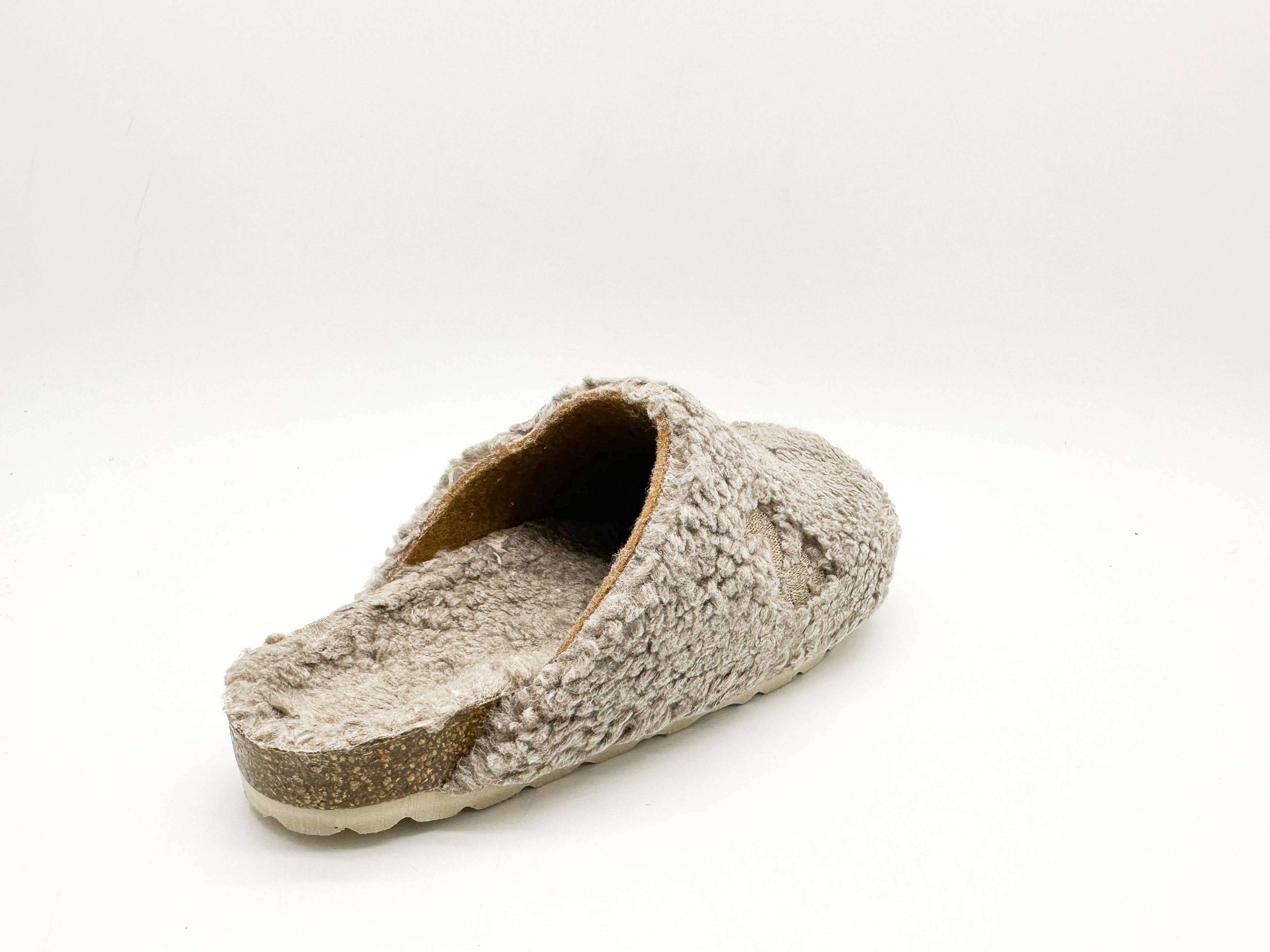 thies - Wholesale Slippers - Kids - thies 1856 ® Kids Organic Teddy Clog taupe3