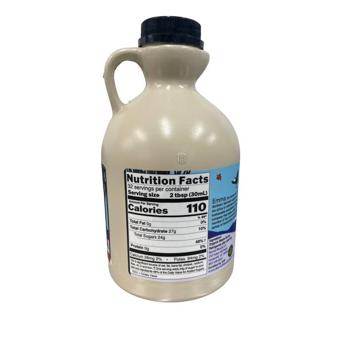 Barred Woods Maple - Wholesale Maple Syrup - Pure Organic Vermont Maple Syrup - One Quart Grade A Dark1
