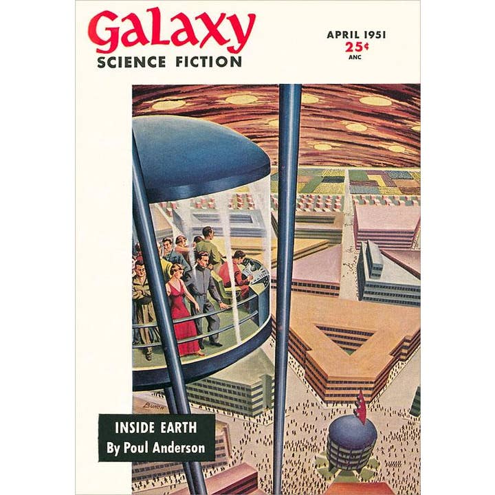 Magnet OS-20 Magazine Cover, Galaxy Science Fiction for wholesale by Found Image Press