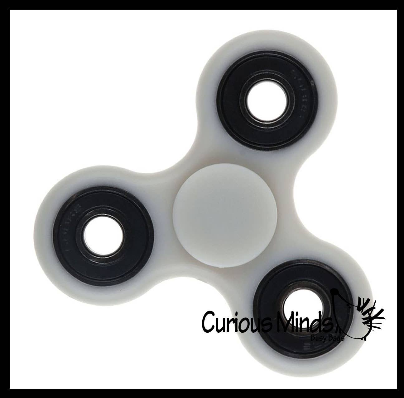 Curious Minds Toys - Vente Fidget/jouet anti-stress – enfant - Jouet Fidget Spinner 1 Glow in the Dark - Spinning Hand Fidge3