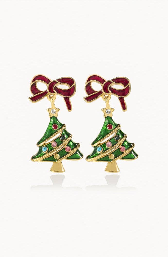 Violet & Brooks - Wholesale Dangle Earrings - Vintage Christmas Drop Earring2